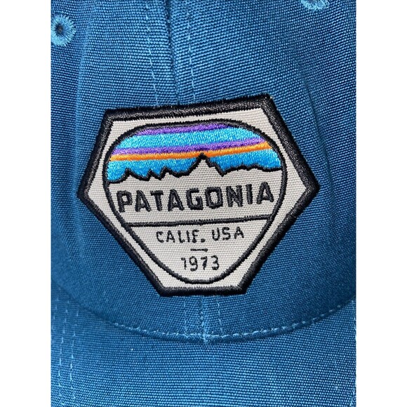 Patagonia Venture California Teal Turquoise Hat SnapBack - Picture 1 of 8